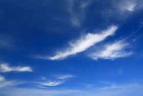 blue sky with clouds